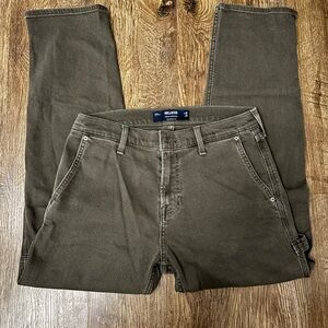 hollister brown loose carpenter jeans